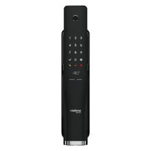 Fechadura Inteligente Push & Pull de Embutir MFR 6300 Preta Intelbras