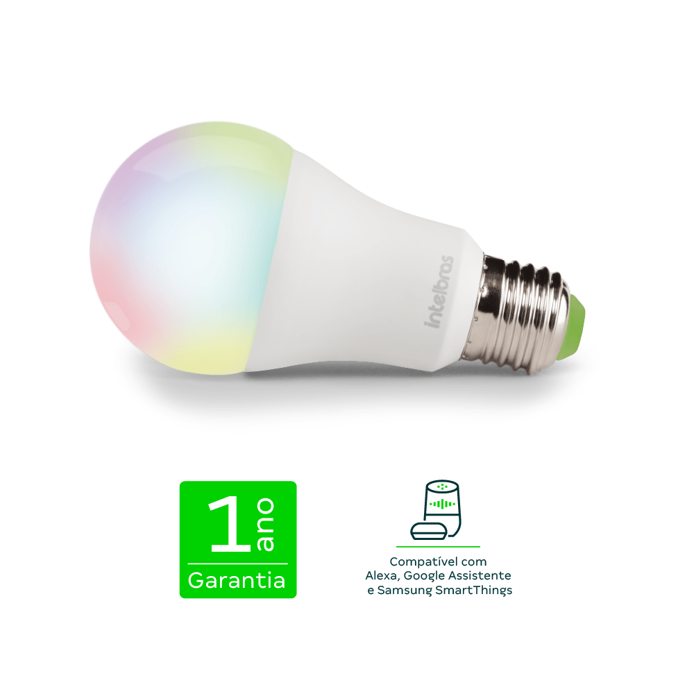 Lâmpada Inteligente LED WI-FI ELW 1001 Intelbras - Imagem 2